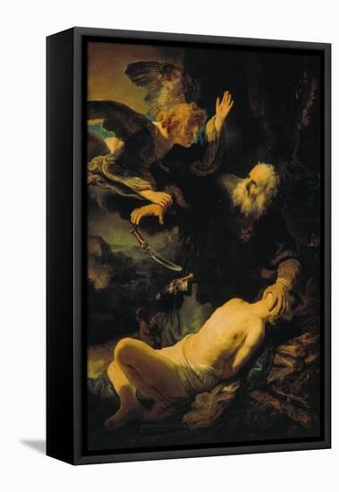 The Sacrifice of Isaac, 1635-Rembrandt van Rijn-Framed Premier Image Canvas