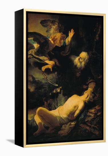 The Sacrifice of Isaac, 1635-Rembrandt van Rijn-Framed Premier Image Canvas