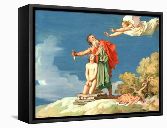 The Sacrifice of Isaac, 1860-Hippolyte Flandrin-Framed Premier Image Canvas