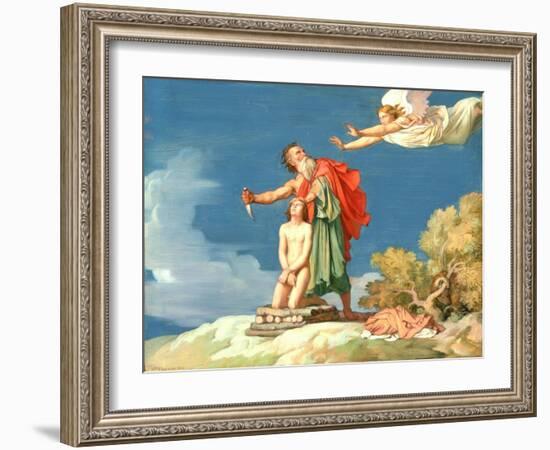 The Sacrifice of Isaac, 1860-Hippolyte Flandrin-Framed Giclee Print