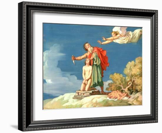 The Sacrifice of Isaac, 1860-Hippolyte Flandrin-Framed Giclee Print