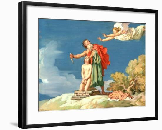The Sacrifice of Isaac, 1860-Hippolyte Flandrin-Framed Giclee Print