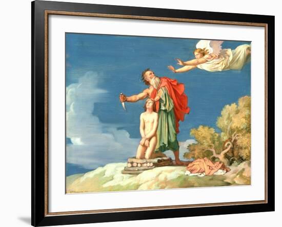 The Sacrifice of Isaac, 1860-Hippolyte Flandrin-Framed Giclee Print