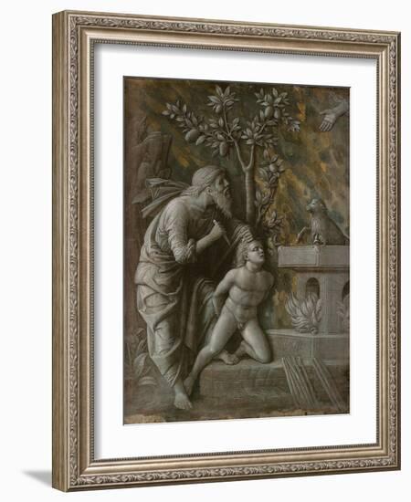 The Sacrifice of Isaac, C.1490-1495-Andrea Mantegna-Framed Giclee Print