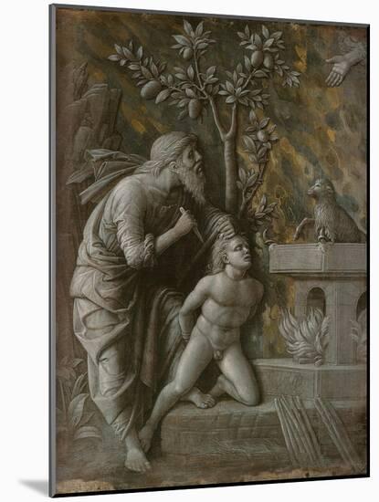 The Sacrifice of Isaac, C.1490-1495-Andrea Mantegna-Mounted Giclee Print