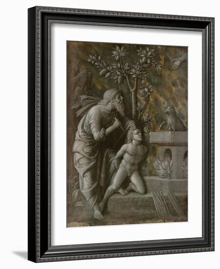 The Sacrifice of Isaac, C.1490-1495-Andrea Mantegna-Framed Giclee Print