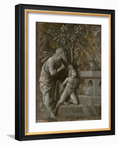 The Sacrifice of Isaac, C.1490-1495-Andrea Mantegna-Framed Giclee Print