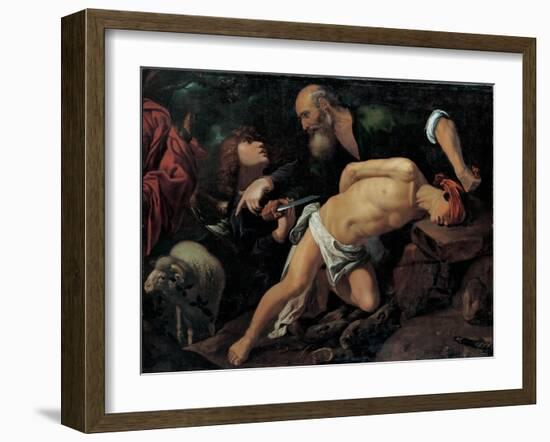 The Sacrifice of Isaac, C. 1615-Pedro Orrente-Framed Giclee Print