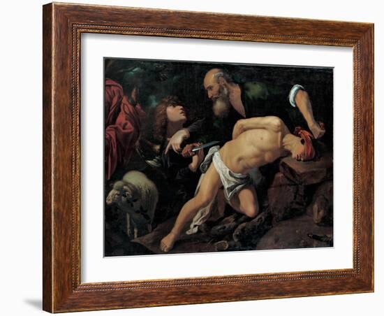 The Sacrifice of Isaac, C. 1615-Pedro Orrente-Framed Giclee Print