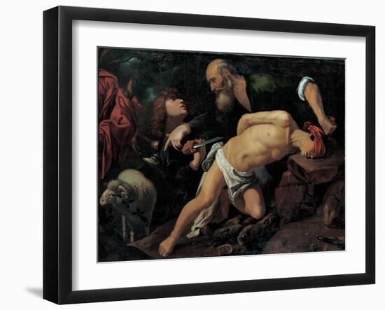 The Sacrifice of Isaac, C. 1615-Pedro Orrente-Framed Giclee Print