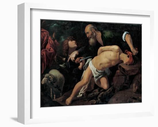 The Sacrifice of Isaac, C. 1615-Pedro Orrente-Framed Giclee Print