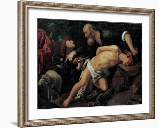 The Sacrifice of Isaac, C. 1615-Pedro Orrente-Framed Giclee Print