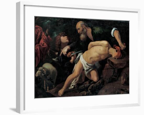 The Sacrifice of Isaac, C. 1615-Pedro Orrente-Framed Giclee Print