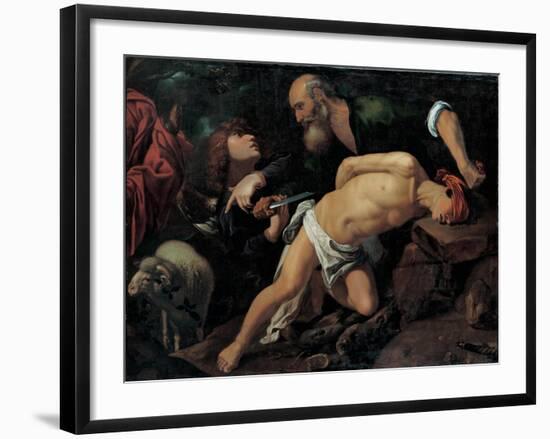 The Sacrifice of Isaac, C. 1615-Pedro Orrente-Framed Giclee Print