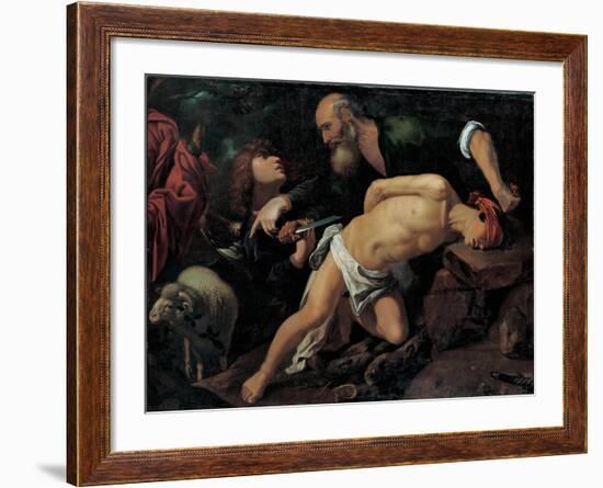 The Sacrifice of Isaac, C. 1615-Pedro Orrente-Framed Giclee Print