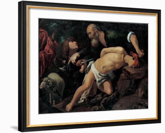 The Sacrifice of Isaac, C. 1615-Pedro Orrente-Framed Giclee Print