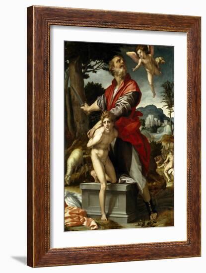 The Sacrifice of Isaac, Ca. 1528-Andrea del Sarto-Framed Giclee Print