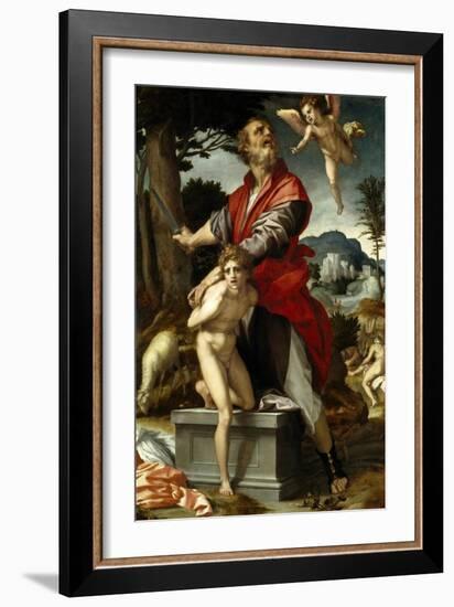 The Sacrifice of Isaac, Ca. 1528-Andrea del Sarto-Framed Giclee Print