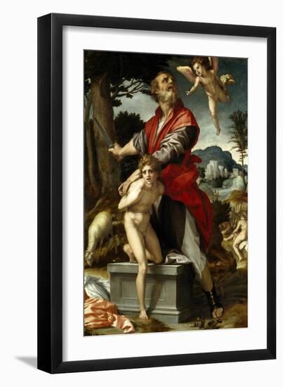 The Sacrifice of Isaac, Ca. 1528-Andrea del Sarto-Framed Giclee Print