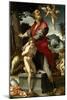 The Sacrifice of Isaac, Ca. 1528-Andrea del Sarto-Mounted Giclee Print