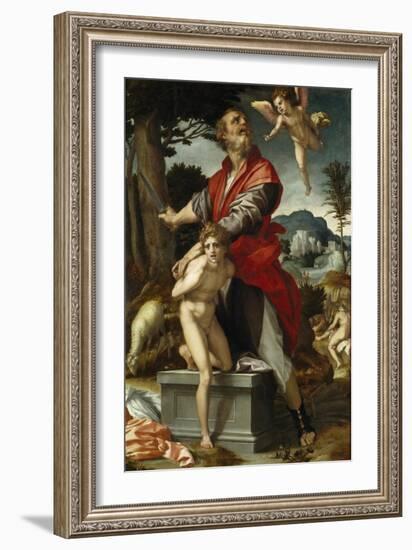 The Sacrifice of Isaac-Andrea del Sarto-Framed Giclee Print