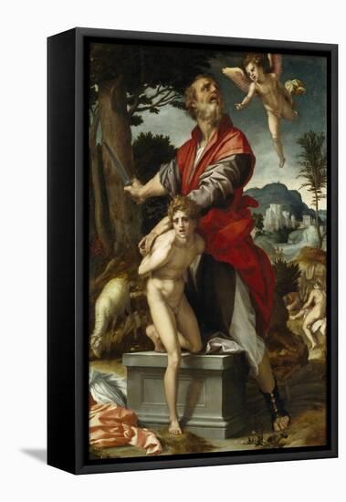 The Sacrifice of Isaac-Andrea del Sarto-Framed Premier Image Canvas