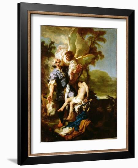 The Sacrifice of Isaac-Johann Liss-Framed Giclee Print