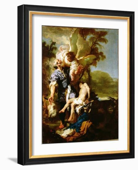 The Sacrifice of Isaac-Johann Liss-Framed Giclee Print