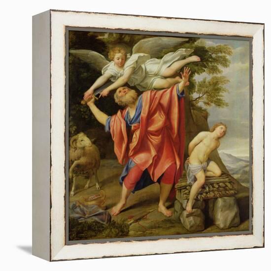 The Sacrifice of Isaac-Domenichino-Framed Premier Image Canvas