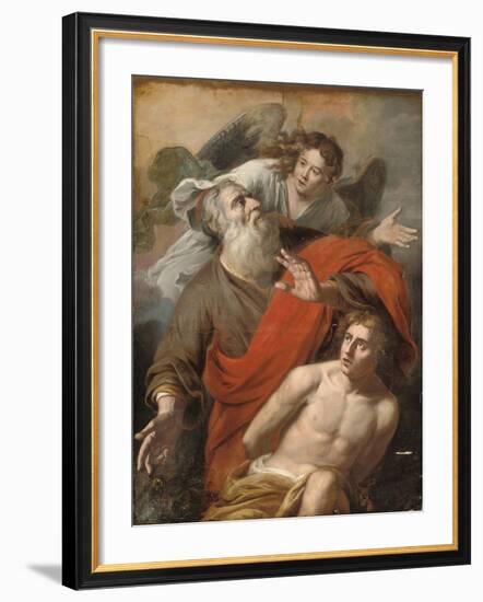 The Sacrifice of Isaac-Constantin Verhout or Voorhout-Framed Giclee Print