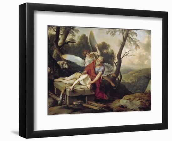 The Sacrifice of Isaac-Laurent de La Hyre-Framed Giclee Print