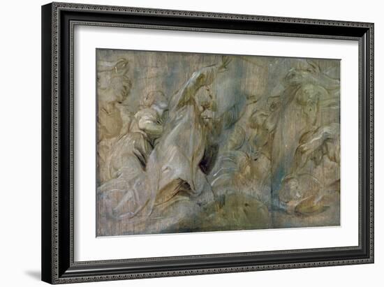 The Sacrifice of Noah, 17th Century-Peter Paul Rubens-Framed Giclee Print