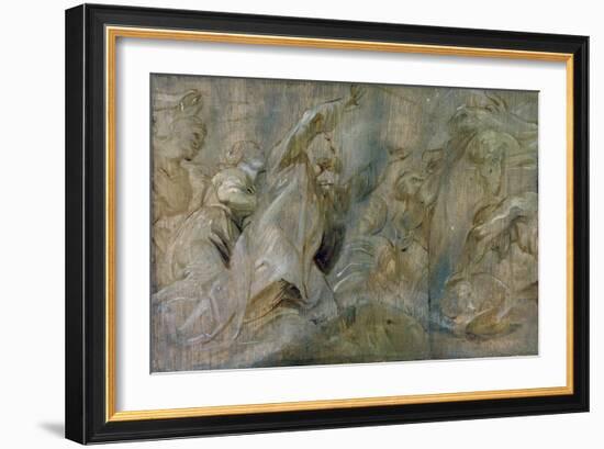 The Sacrifice of Noah, 17th Century-Peter Paul Rubens-Framed Giclee Print