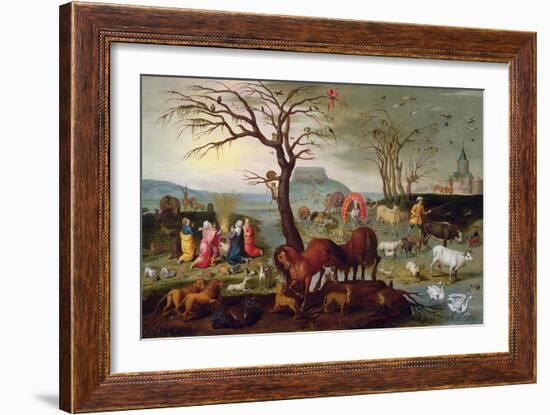 The Sacrifice of Noah-Jacob Bouttats-Framed Giclee Print