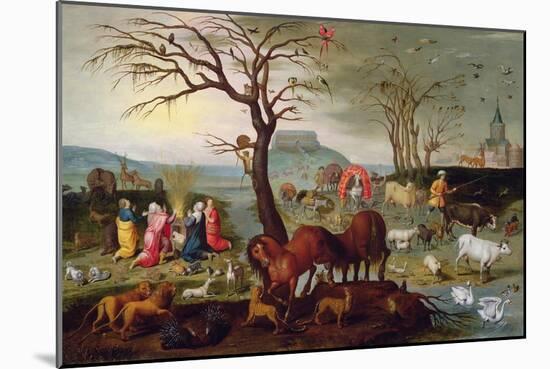 The Sacrifice of Noah-Jacob Bouttats-Mounted Giclee Print