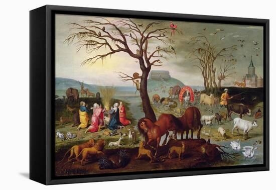 The Sacrifice of Noah-Jacob Bouttats-Framed Premier Image Canvas