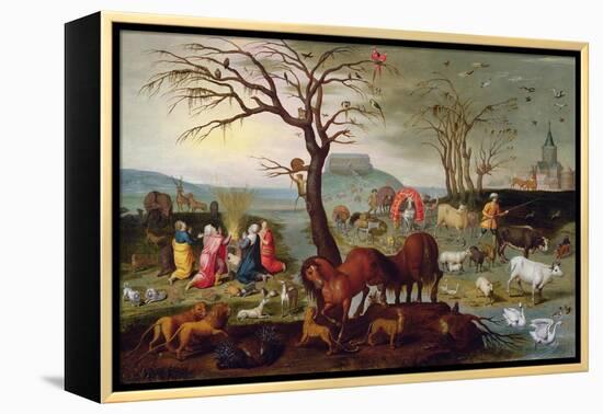 The Sacrifice of Noah-Jacob Bouttats-Framed Premier Image Canvas