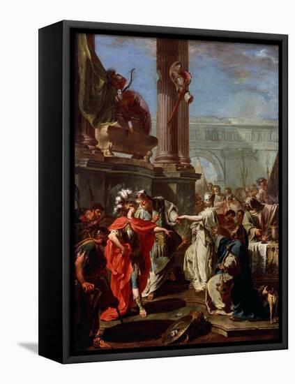 The Sacrifice of Polyxena, 1730s-Giovanni Battista Pittoni-Framed Premier Image Canvas