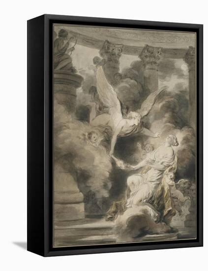 The Sacrifice of the Rose, C. 1775-1780-Jean-Honore Fragonard-Framed Premier Image Canvas