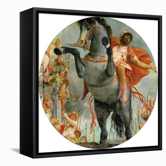 The Sacrificial Death of Marcus Curtius, C.1550-2-Veronese-Framed Premier Image Canvas