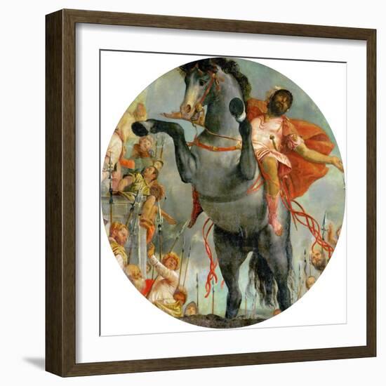 The Sacrificial Death of Marcus Curtius, C.1550-2-Veronese-Framed Giclee Print