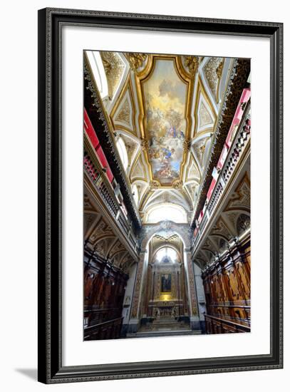 The Sacristy of San Domenico Maggiore Church Housing Coffins of Members of Royal Aragonese Family-Carlo Morucchio-Framed Photographic Print