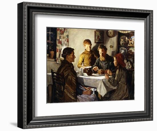 The Saffron Cake, 1920 (Oil on Canvas)-Stanhope Alexander Forbes-Framed Giclee Print