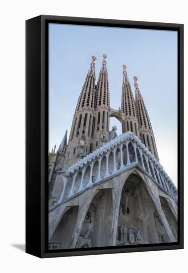 The Sagrada Familia, UNESCO World Heritage Site, Barcelona, Catalonia, Spain, Europe-Angelo Cavalli-Framed Premier Image Canvas