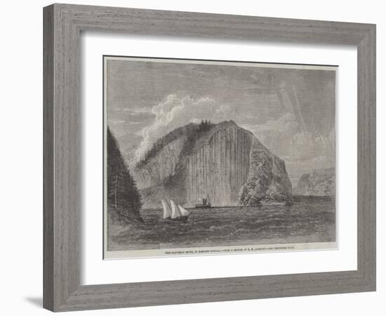 The Saguenay River, in Eastern Canada-Richard Principal Leitch-Framed Giclee Print