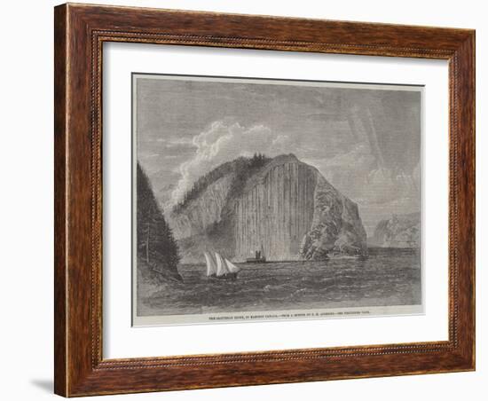 The Saguenay River, in Eastern Canada-Richard Principal Leitch-Framed Giclee Print