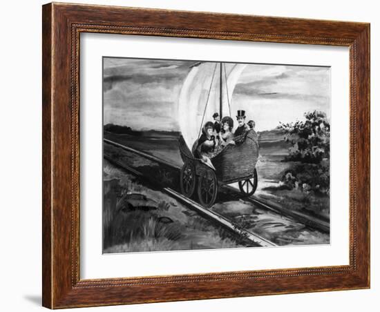 The Sail Car-null-Framed Giclee Print
