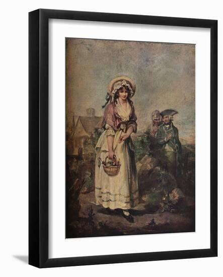 'The Sailor's Lass', c18th century-Francis Wheatley-Framed Giclee Print