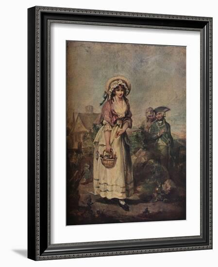 'The Sailor's Lass', c18th century-Francis Wheatley-Framed Giclee Print