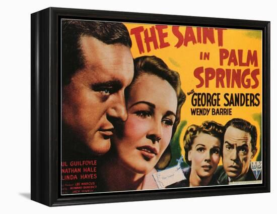 The Saint in Palm Springs, 1941-null-Framed Stretched Canvas